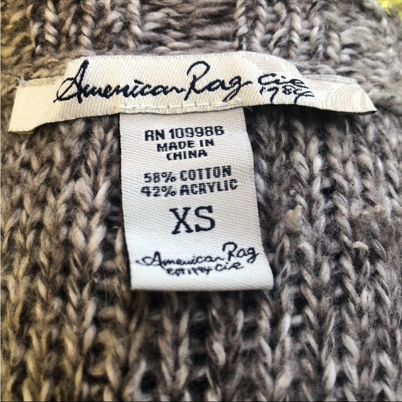 American Rag Bodycon Knit Deep V-Neck Sweater Dress - Picture 11 of 11